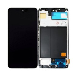 Touch+Display+Frame Samsung Galaxy A51 2020/A515 (Small Glass) Preto
